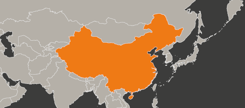 mapa kraju Chiny