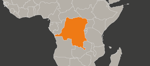 mapa kraju Demokratyczna Republika Konga