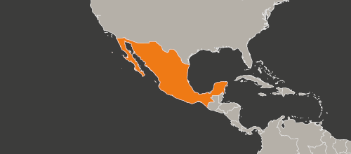 mapa kraju Meksyk
