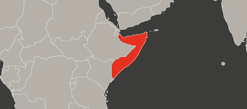 mapa kraju Somalia