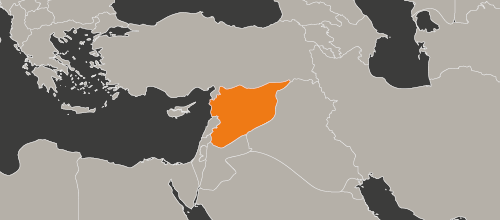 mapa kraju Syria