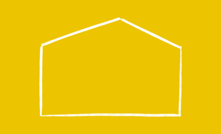 Rysunek kreskowy domu