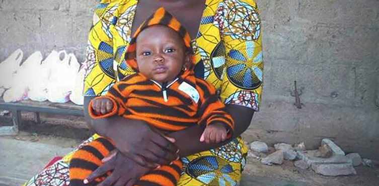 Nigeria.Matka z dzieckiem