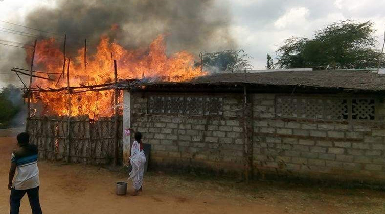 Pożar w Indiach