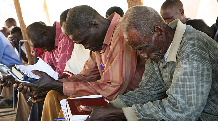 Konferencja pastorów w górach Nuba (zdjęcie archiwalne)